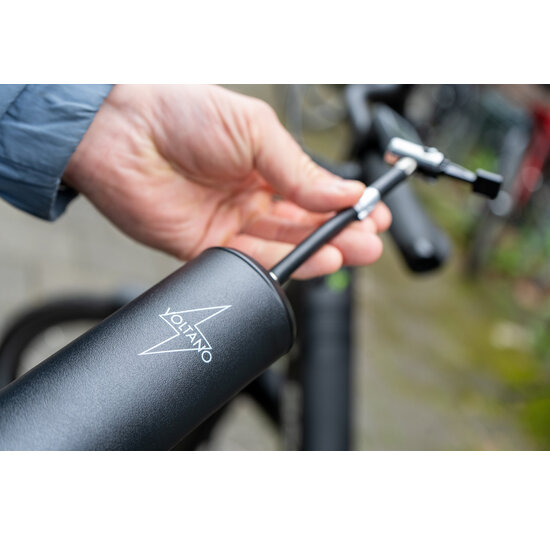 Voltano Draadloze Elektrische Fietspomp - Fietsbanden / Autobanden Pomp - 12V Luchtcompressor - Zaklamp Functie