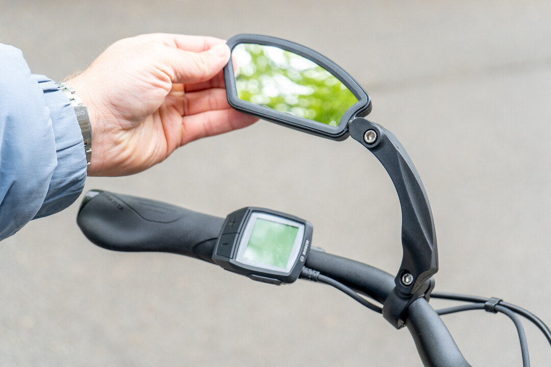 Voltano Fietsspiegel Rechts - Roestvrijstaal - Extra Stevig - Wegklapbaar