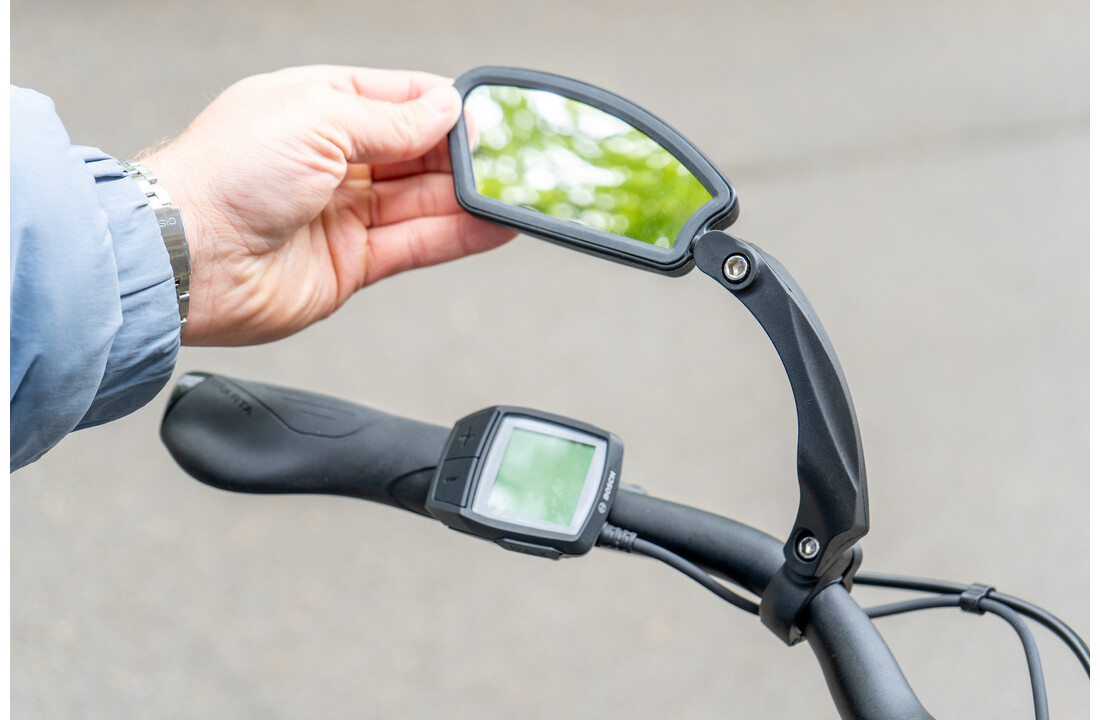Voltano Fietsspiegel Links - Roestvrijstaal - Extra Stevig - Wegklapbaar