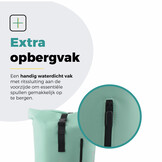 Voltano Dubbele Fietstas Rolltop E-bike Pro - Mint Groen - 48 Liter - 100% Waterdicht