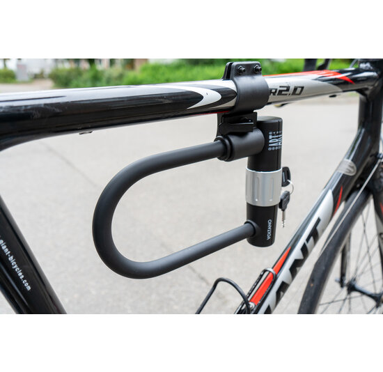 Voltano Beugelslot ART4 - Zwart - Gratis Framehouder - 180 x 320 MM