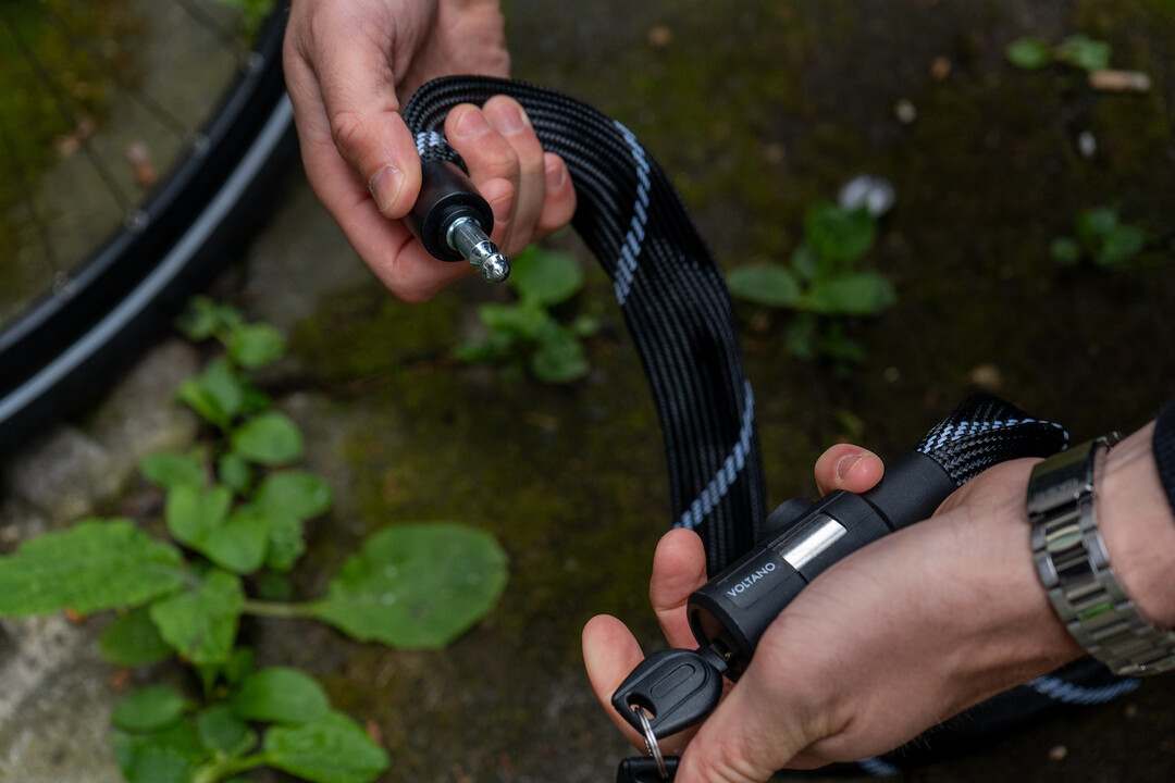 Voltano City Kettingslot - 110CM - 6MM - Nylon Hoes