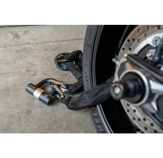 Voltano ART4 Kettingslot Motor Met U-Lock - Zwart - 130 CM -  ART 4 Slot