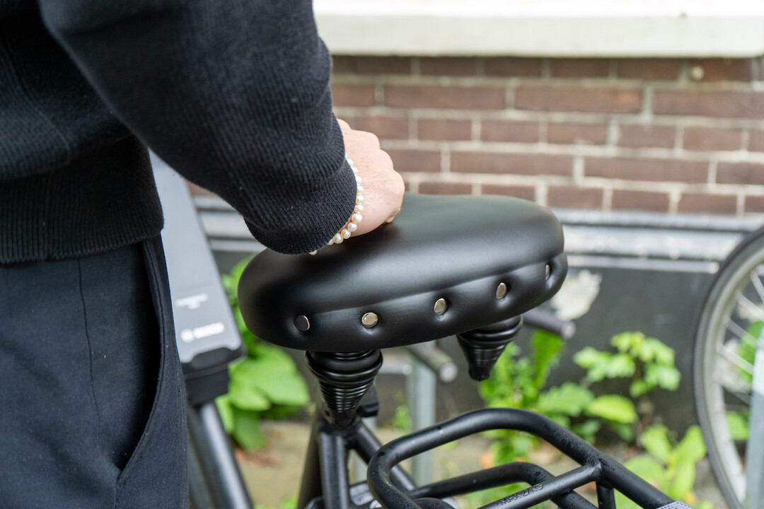 Voltano Drifter Fietszadel 2.0 - Zwart Zadel