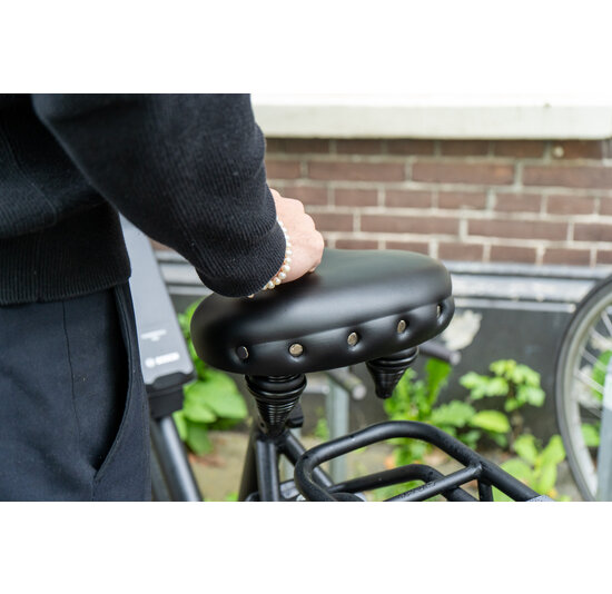 Voltano Drifter Fietszadel 2.0 - Zwart Zadel