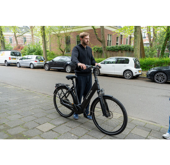 Voltano Pro Gel Fietszadel - Met Uitsparing - Zwart - Unisex