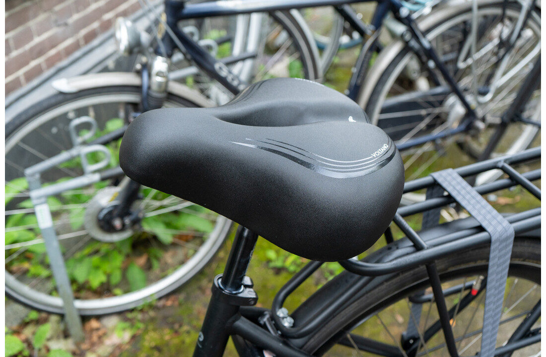 Voltano XXXL Fietszadel - Medicus - Zwart - Uitsparing