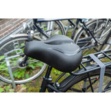 Voltano XXXL Fietszadel - Medicus - Zwart - Uitsparing