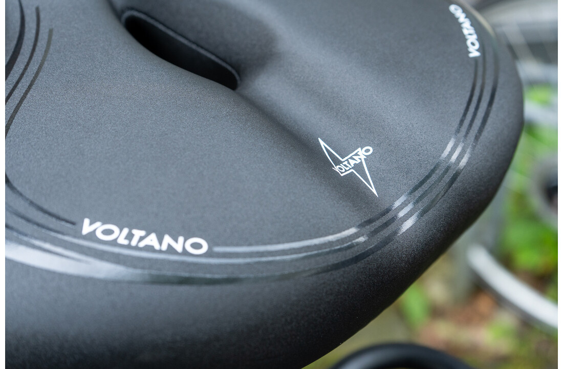 Voltano XXXL Fietszadel - Medicus - Zwart - Uitsparing