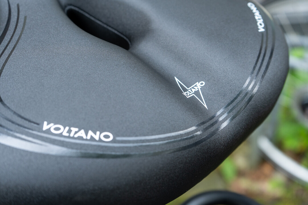 Voltano XXXL Fietszadel - Medicus - Zwart - Uitsparing