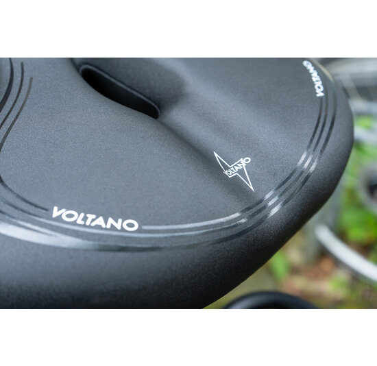 Voltano XXXL Fietszadel - Medicus - Zwart - Uitsparing