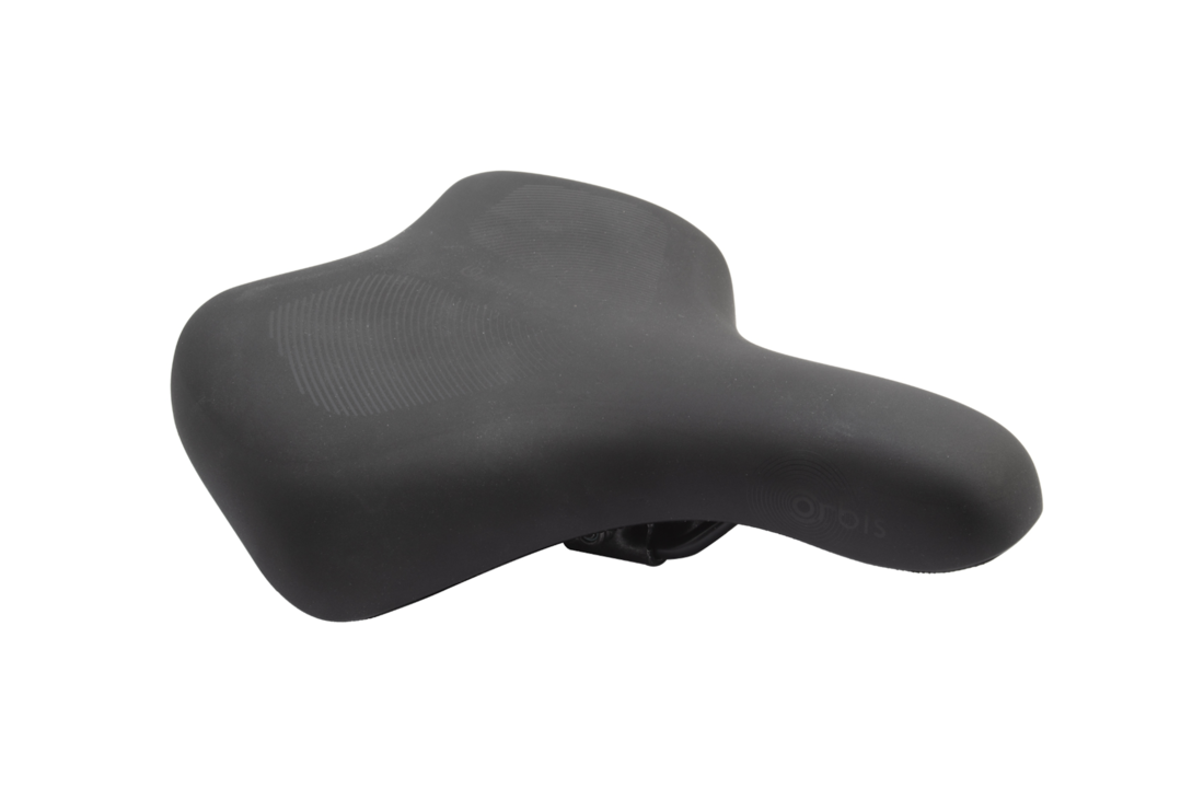 Selle Royal Orbid Cruiser Breed Fietszadel Met Handgreep - Unisex Zadel - Zwart