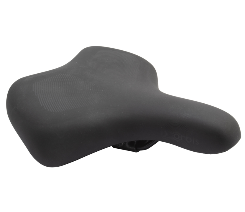 Selle Royal Orbis Cruiser Breed Fietszadel Met Handgreep - Unisex Zadel - Zwart