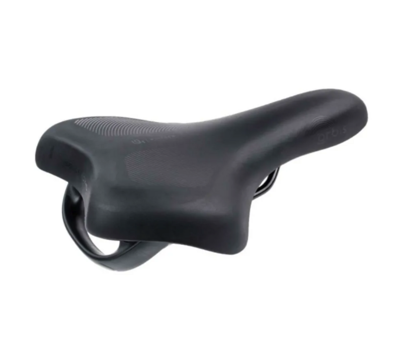 Selle Royal Orbis Cruiser Breed Fietszadel Met Handgreep - Unisex Zadel - Zwart