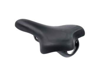 Selle Royal Orbis Cruiser Breed Fietszadel Met Handgreep - Unisex Zadel - Zwart