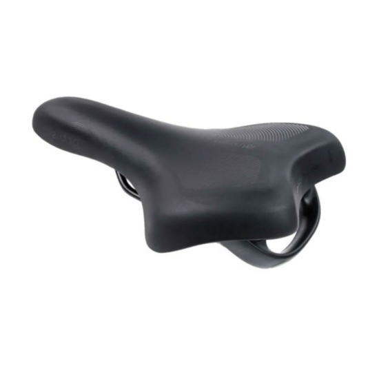 Selle Royal Orbis Cruiser Breed Fietszadel Met Handgreep - Unisex Zadel - Zwart