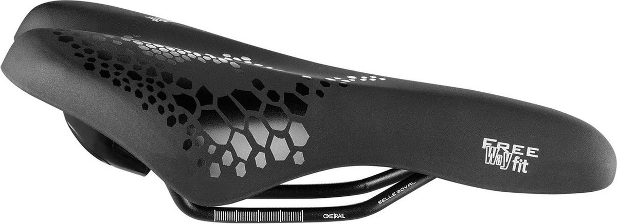 Selle Royal Freeway Fit Athletic Fietszadel Trekking Zadel - Zwart