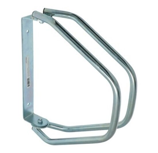 Dresco Muurbeugel Fietsenrek - 1 Fiets - Aluminium - 180° Draaibaar