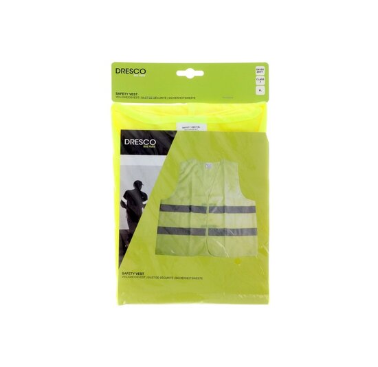 Dresco Veiligheidshesje - Geel - Reflectie