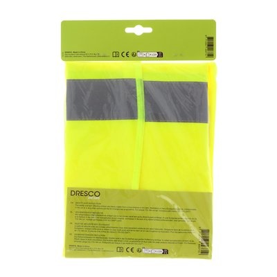 Dresco Veiligheidshesje - Geel - Reflectie