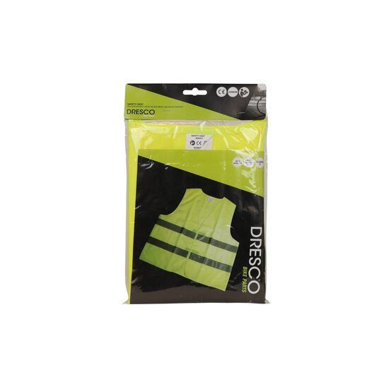 Dresco Veiligheidshesje Junior - Geel - Reflectie Voor Kinderen