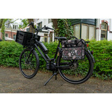 Voltano Voorgevormde Enkele Fietstas / Pakaftas - Pink Elegance - 17L