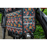 Voltano Voorgevormde Enkele Fietstas / Pakaftas - Floral Fiesta - 17L