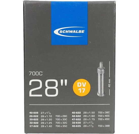Schwalbe Binnenband - DV17 - 28 inch x 1.10 - 1.75 - Hollands Ventiel - 40mm Ventiel