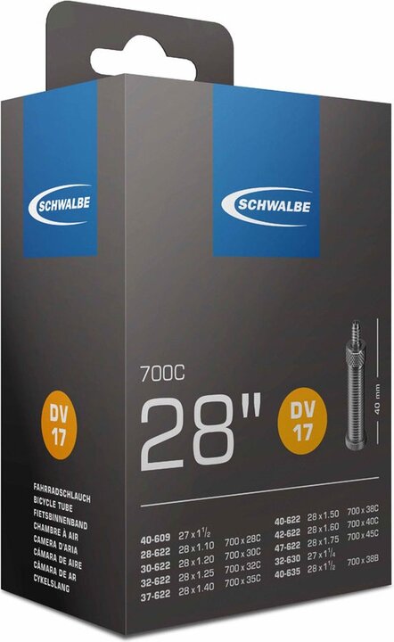Schwalbe Binnenband - DV17 - 28 inch x 1.10 - 1.75 - Hollands Ventiel - 40mm Ventiel