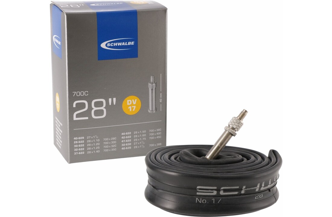 Schwalbe Binnenband - DV17 - 28 inch x 1.10 - 1.75 - Hollands Ventiel - 40mm Ventiel