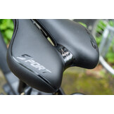 Voltano Sport Fietszadel – Zwart - Gel - Trekking Zadel