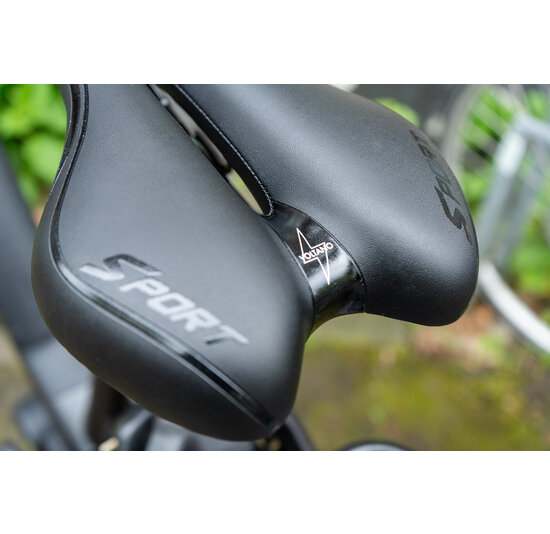Voltano Sport Fietszadel – Zwart - Gel - Trekking Zadel