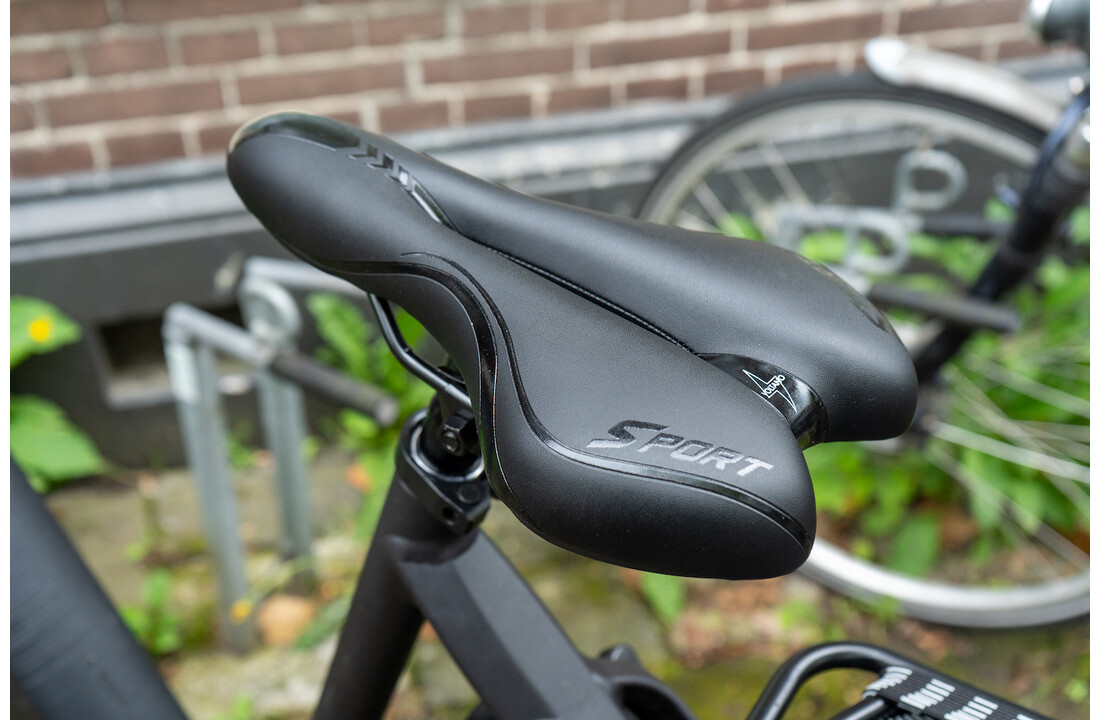 Voltano Sport Fietszadel – Zwart - Gel - Trekking Zadel