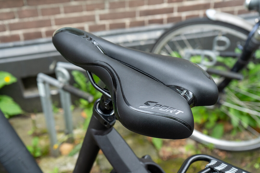 Voltano Sport Fietszadel – Zwart - Gel - Trekking Zadel