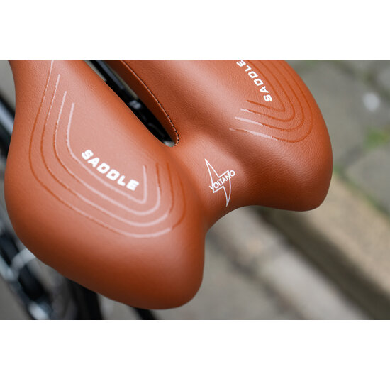 Voltano Sport Trekking Fietszadel - Unisex - Bruin