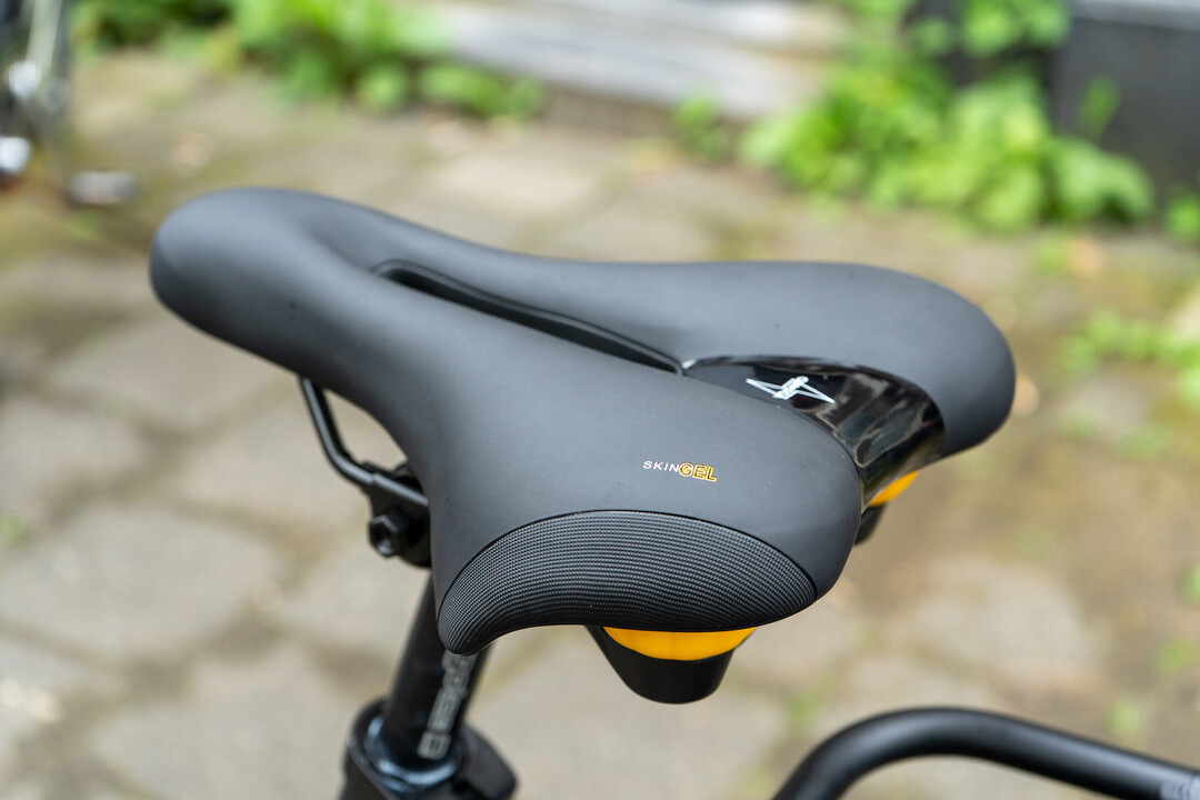 Voltano Fietszadel Elegance - Zwart - Dames - Gel Zadel