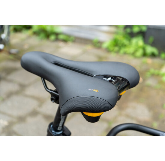 Voltano Fietszadel Elegance - Zwart - Dames - Gel Zadel