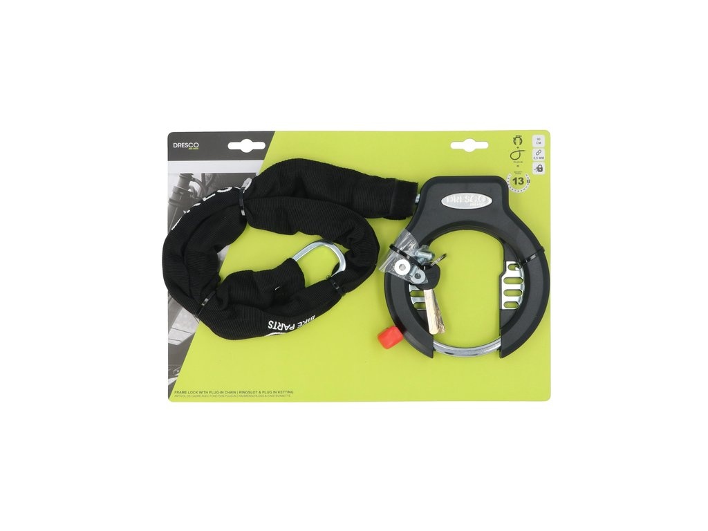 Dresco Ringslot + Insteekketting Set - Plug in Ketting 90 CM