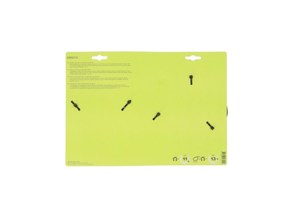 Dresco Ringslot + Insteekketting Set - Plug in Ketting 90 CM