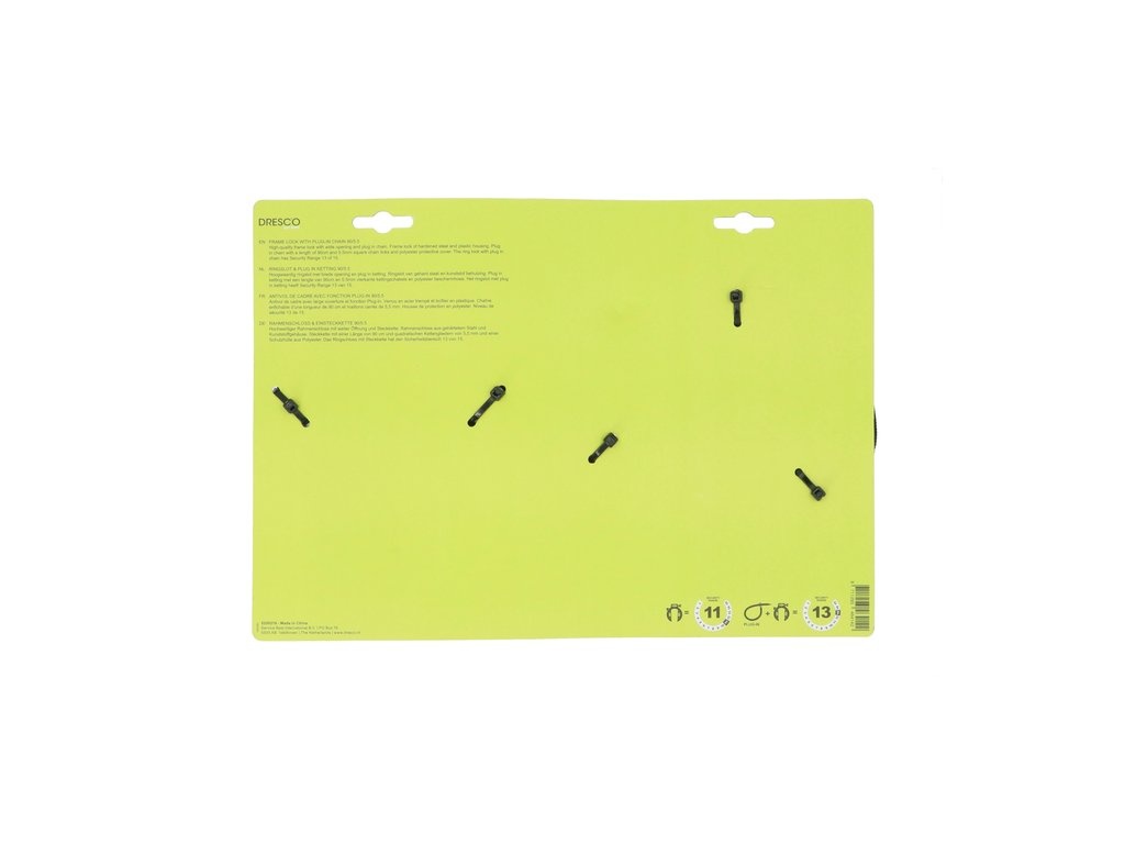 Dresco Ringslot + Insteekketting Set - Plug in Ketting 90 CM