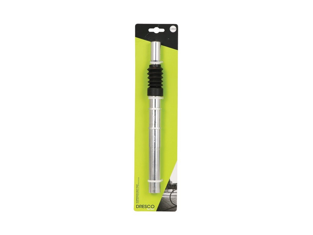 Dresco Verende Zadelpen Zilver Aluminium - 25.4 MM - Met Opvulbussen Naar 26.0 en 26,8 MM