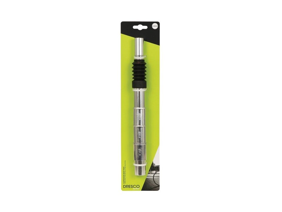 Dresco Verende Zadelpen Zilver Aluminium - 27.2 MM - Met Opvulbussen Naar 30.4 MM, 30.8 MM en 31.6 MM