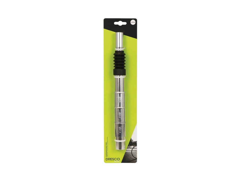 Dresco Verende Zadelpen Zilver Aluminium - 27.2 MM - Met Opvulbussen Naar 30.4 MM, 30.8 MM en 31.6 MM