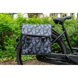 Voltano Dubbele Fietstas Floral Elegance - 38 Liter - Waterdicht Polyester