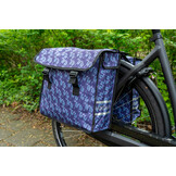 Voltano Dubbele Fietstas Purple Passion - 38 Liter - Waterdicht Polyester
