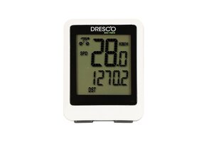 Dresco Fietscomputer - Wit