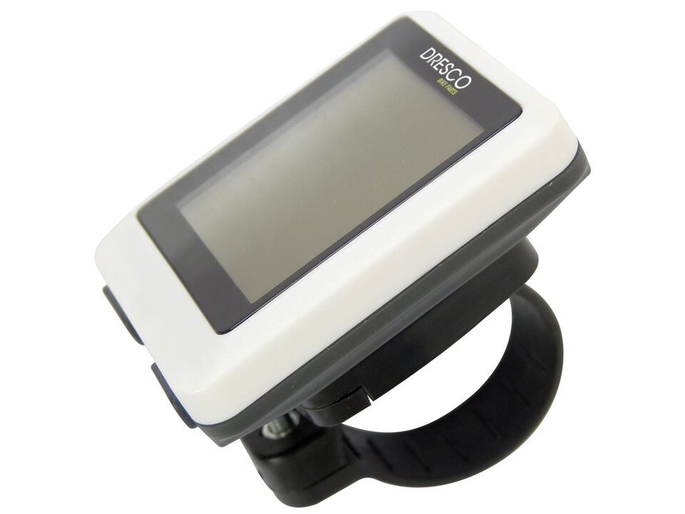 Dresco Fietscomputer - Wit - 12 Functies
