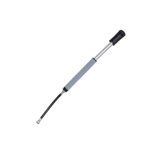 Dresco - Framepomp Mini Delux - Geschikt Voor Hollands - Presta - Frans Ventiel - Zwart / Grijs