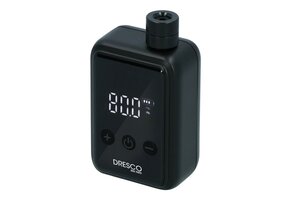 Dresco Elektrische Fietspomp Compact – 125 PSI / 8.6 Bar – USB-C Oplaadbaar – Voor Fiets, Motor en Bal - Zwart