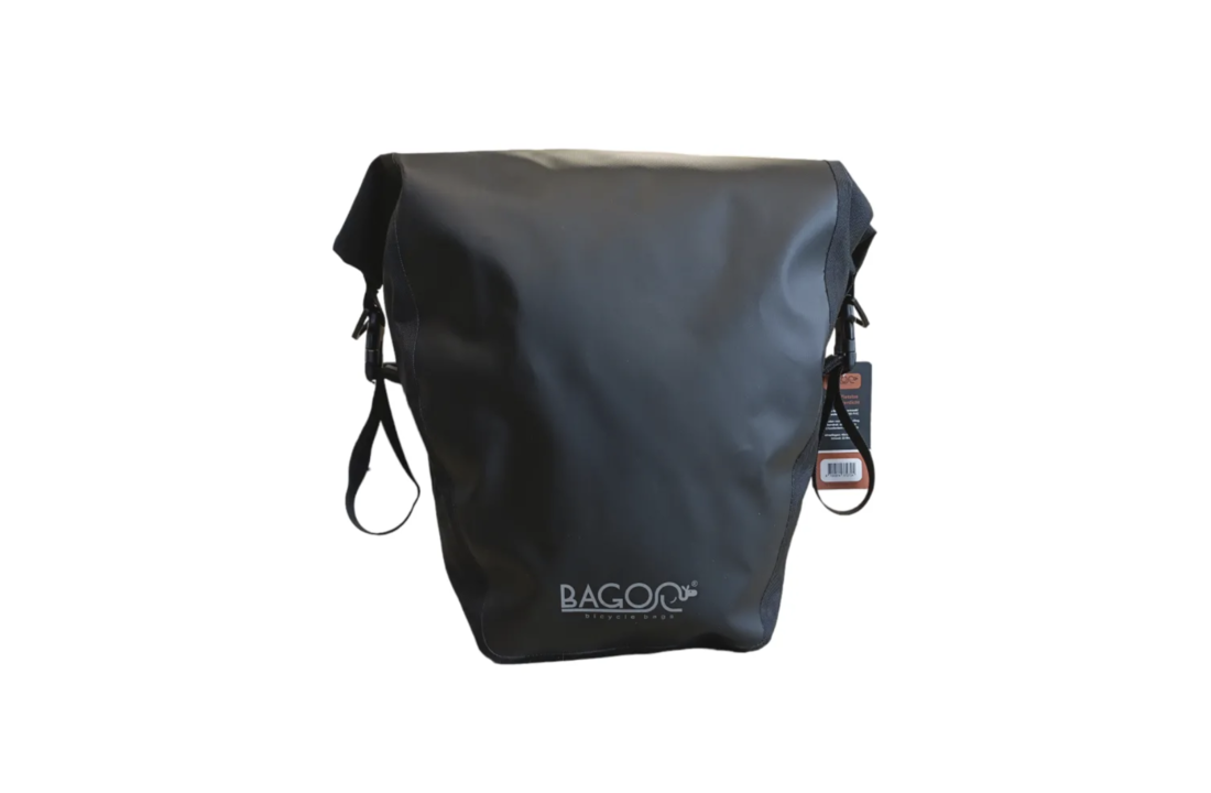 Bagoo Enkele Fietstas Pakaftas Zwart - 22 Liter - Bisonyl